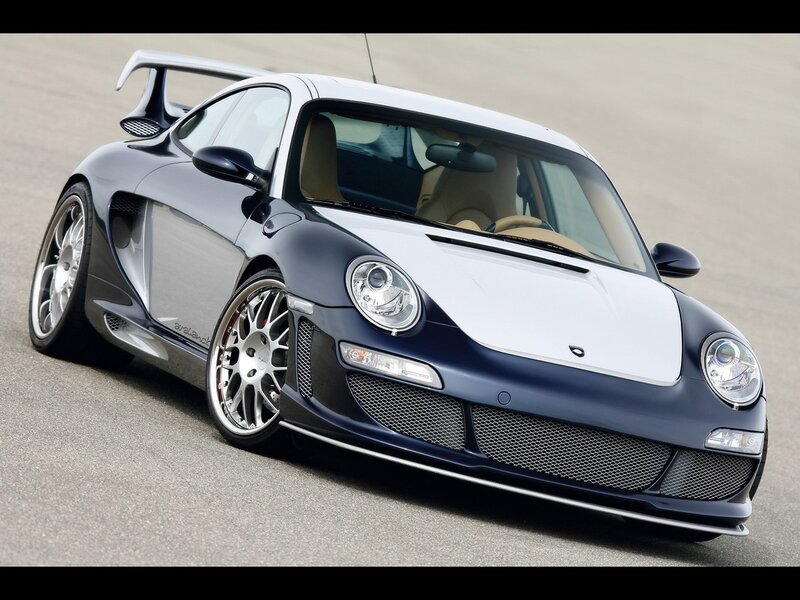 Avalanche Porsche sports car