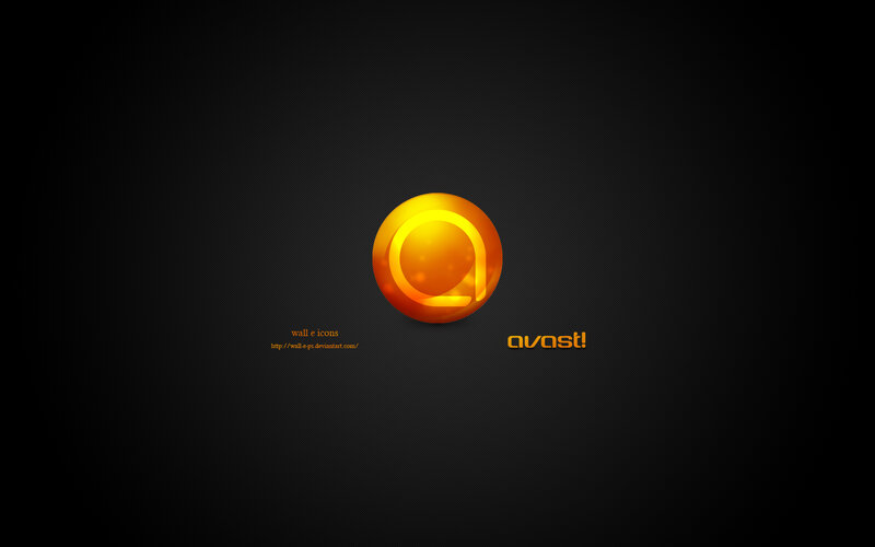 Avast Logo on Dark Background