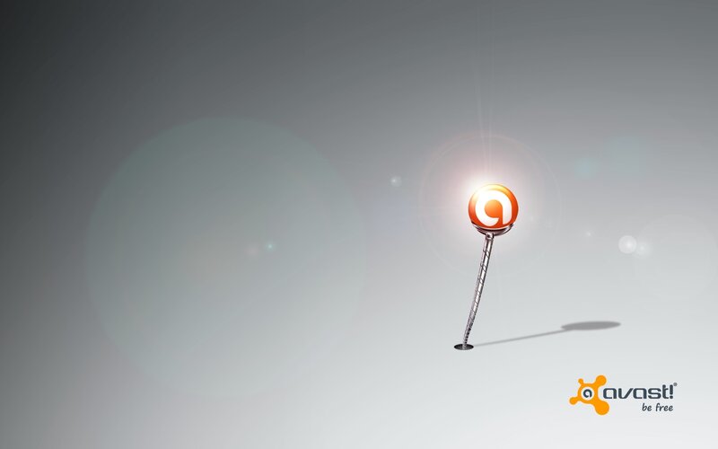Avast logo pin