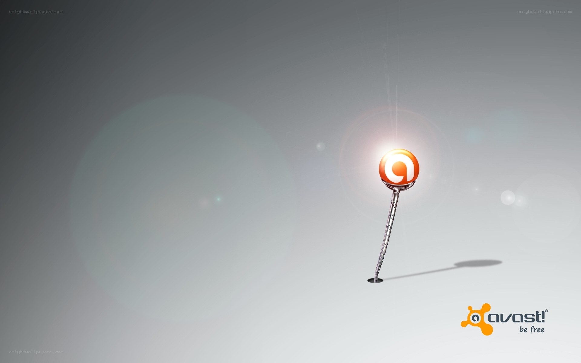 Avast logo pin