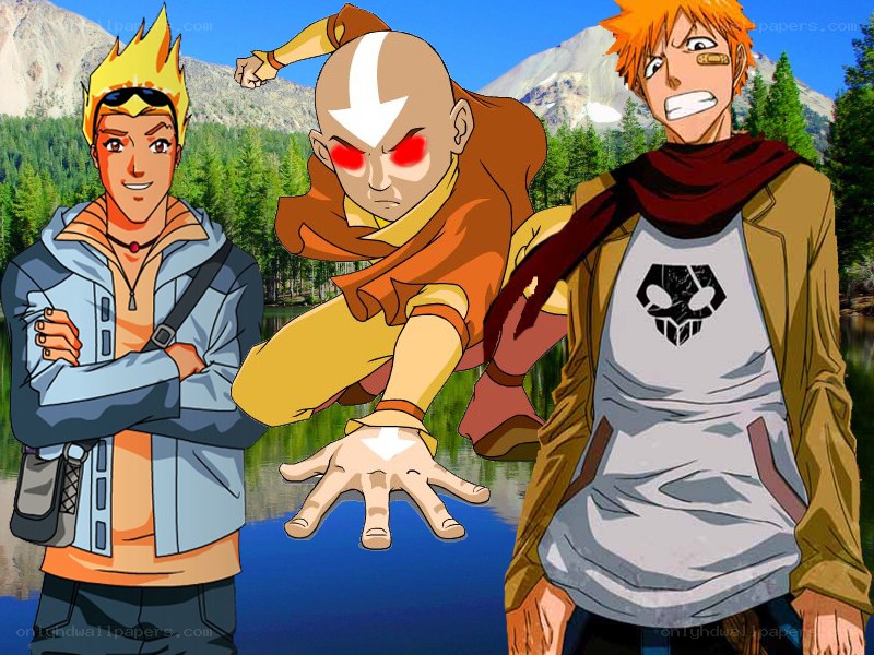 Avatar Aang and friends