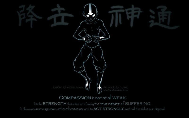 Avatar Aang Compassion Quote