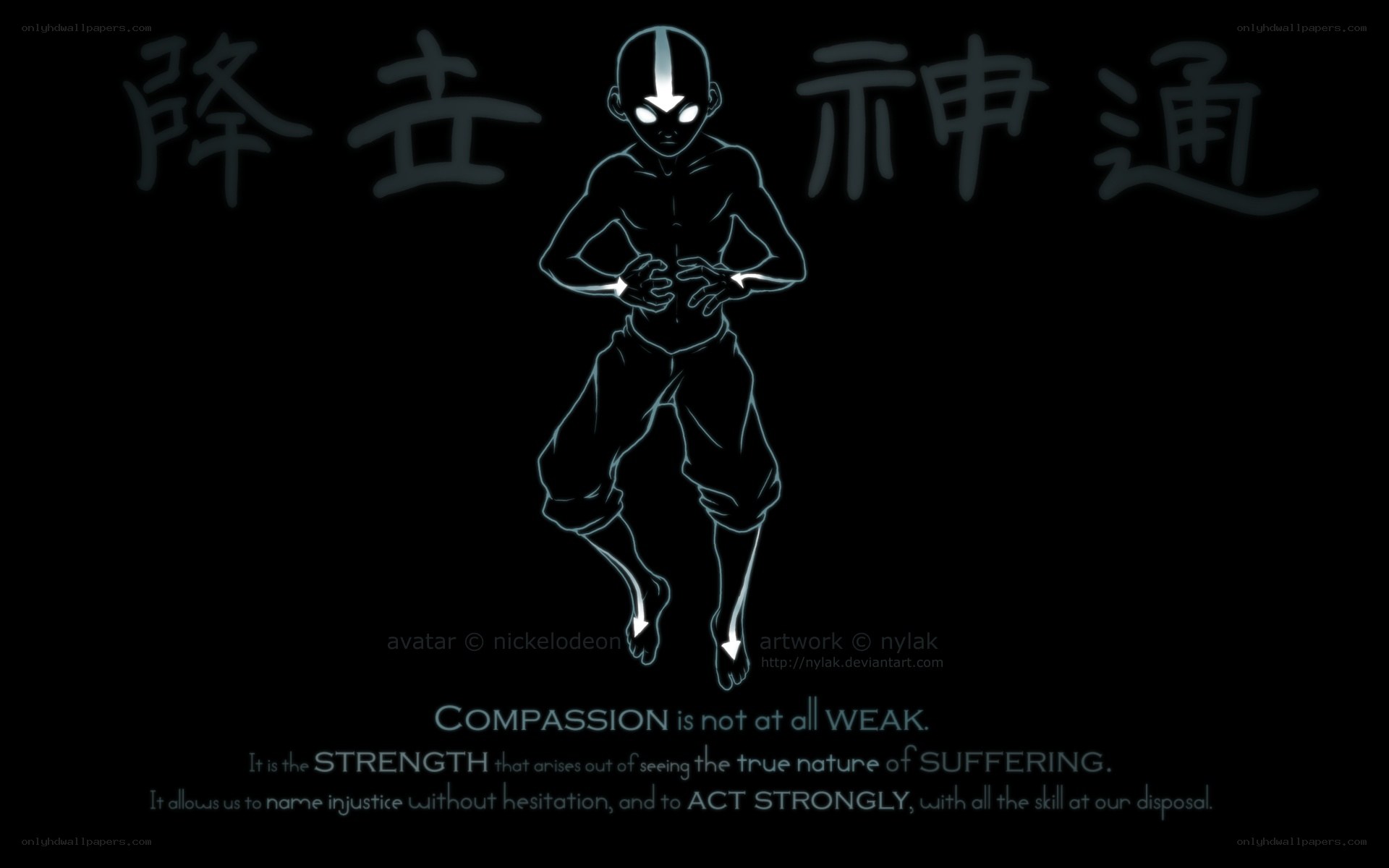 Avatar Aang Compassion Quote
