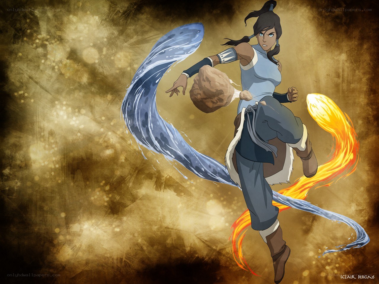 Avatar Aang in action