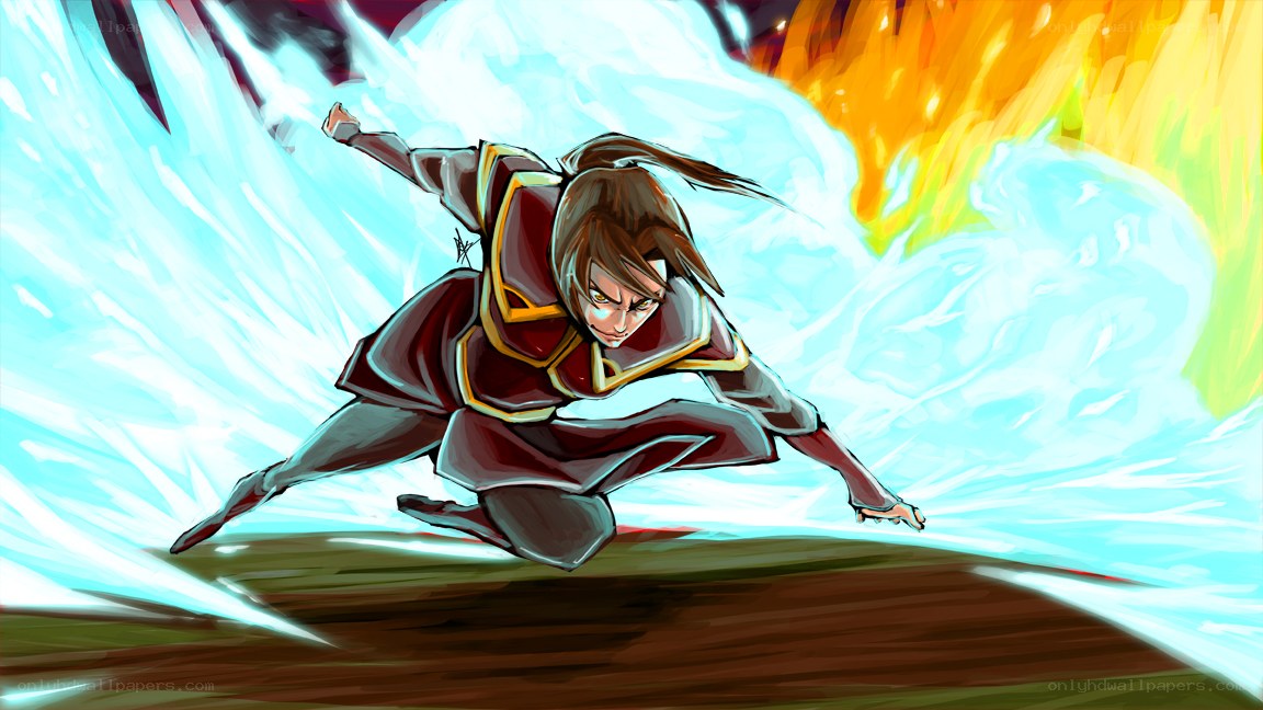 Avatar Aang in action