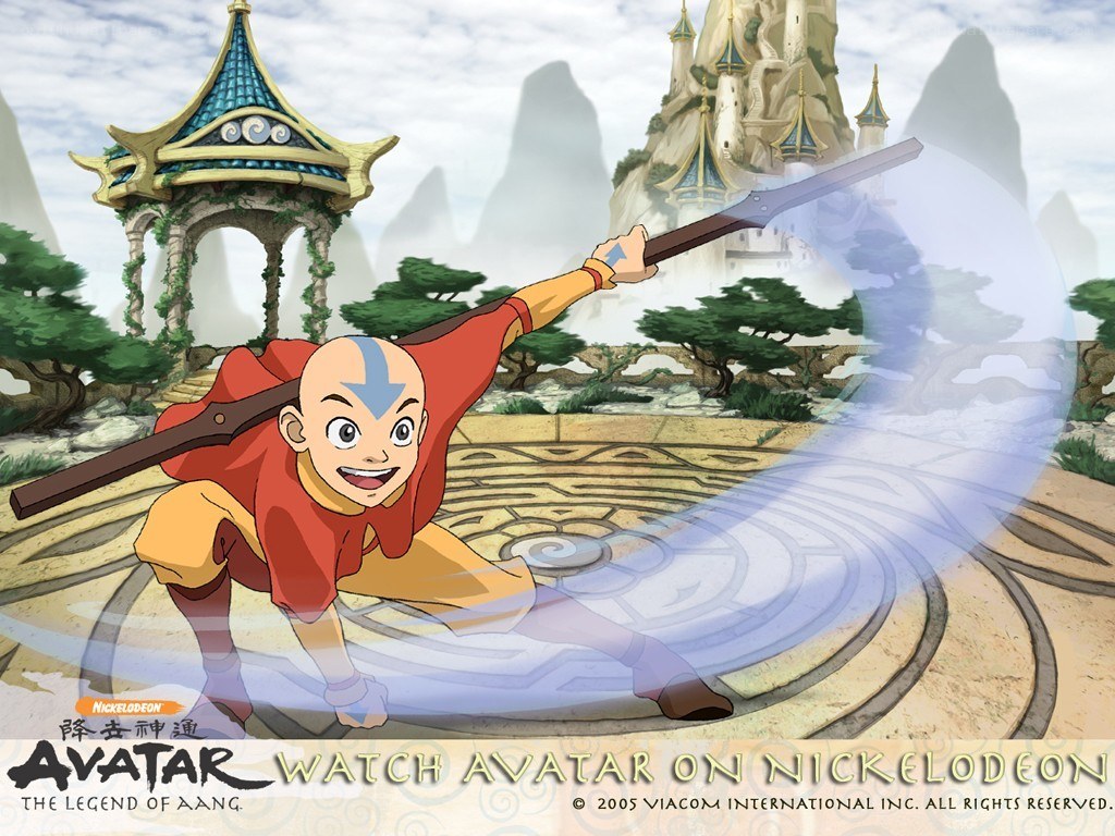 Avatar Aang in action