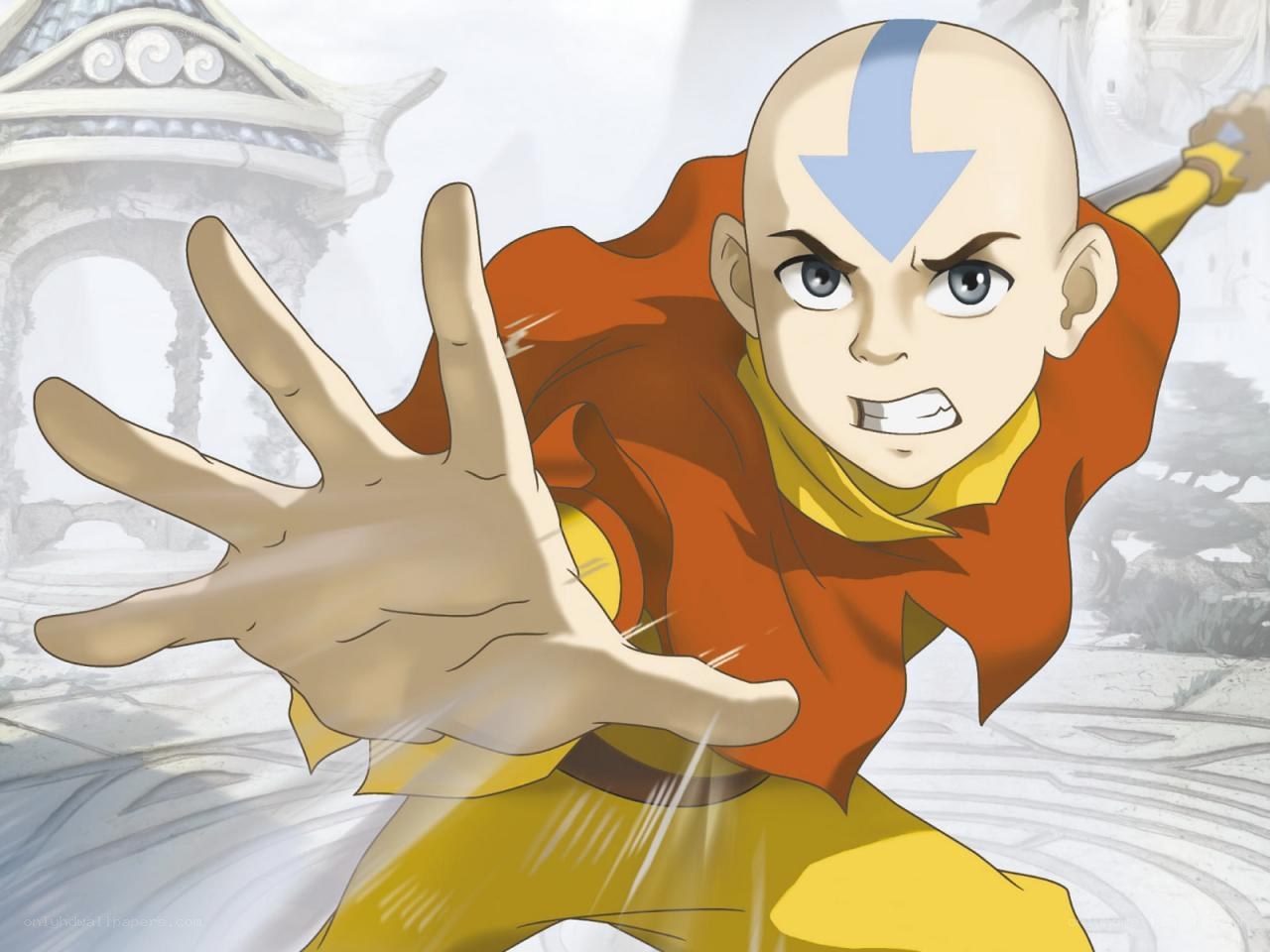 Avatar Aang in action