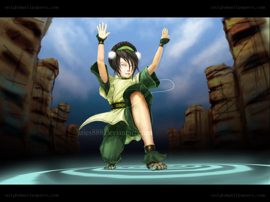 Avatar Aang in action