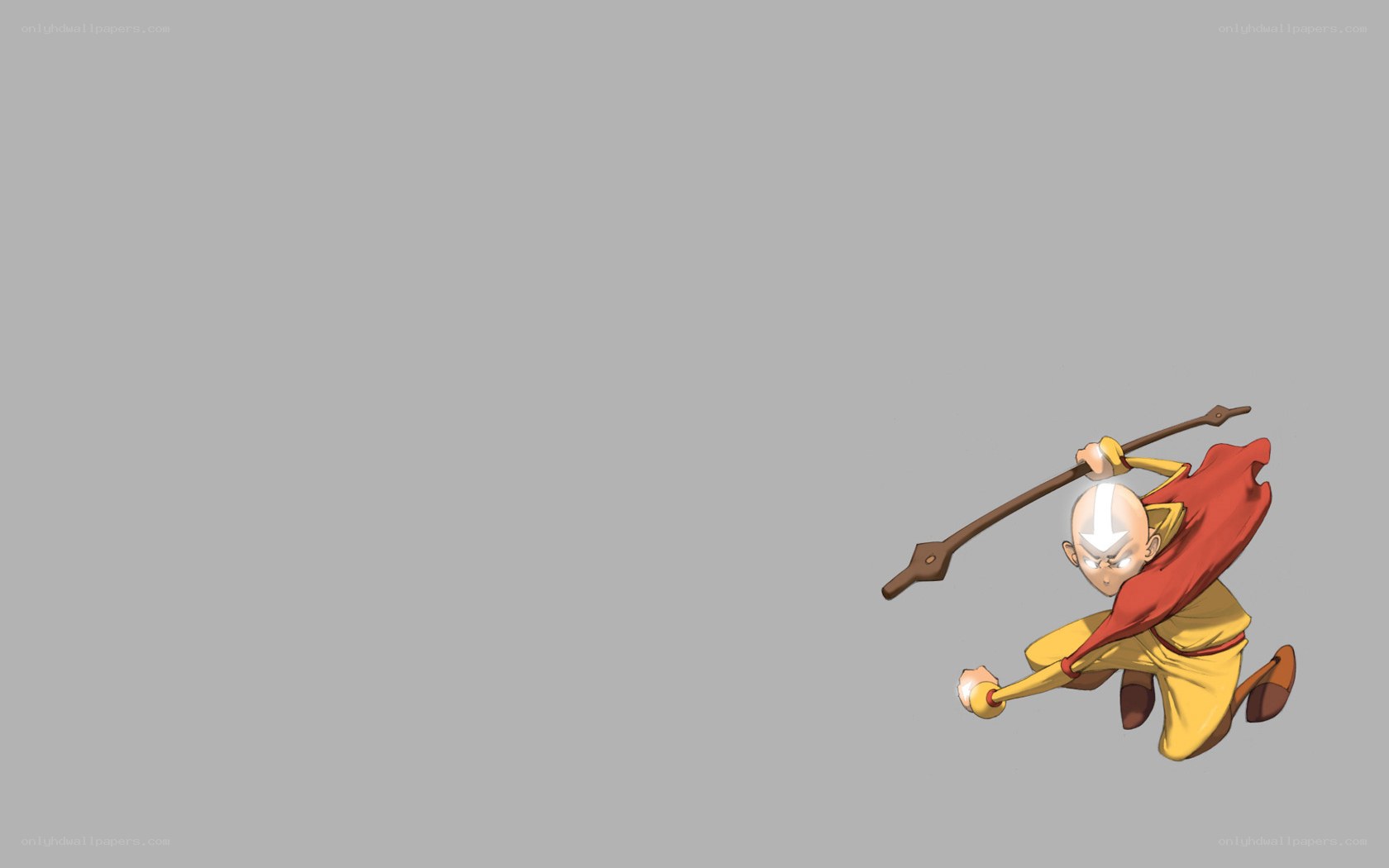 Avatar Aang in action