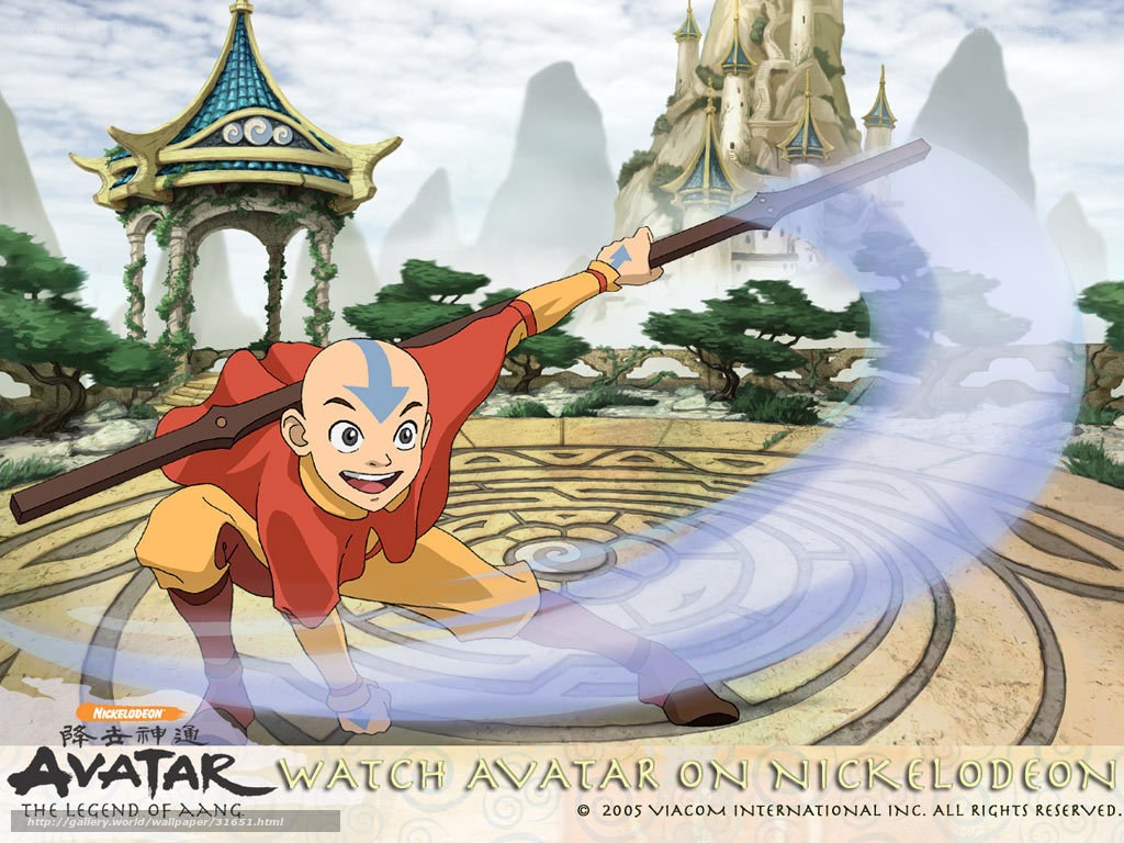 Avatar Aang in action