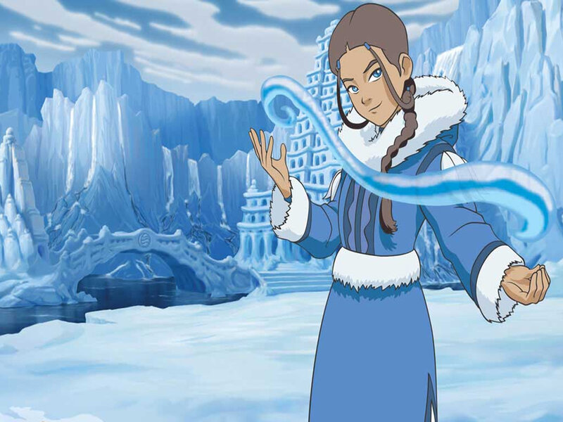 Avatar Aang in ice village