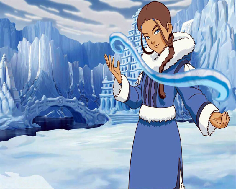 Avatar Aang in ice village