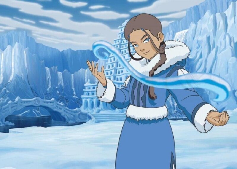 Avatar Aang in ice village