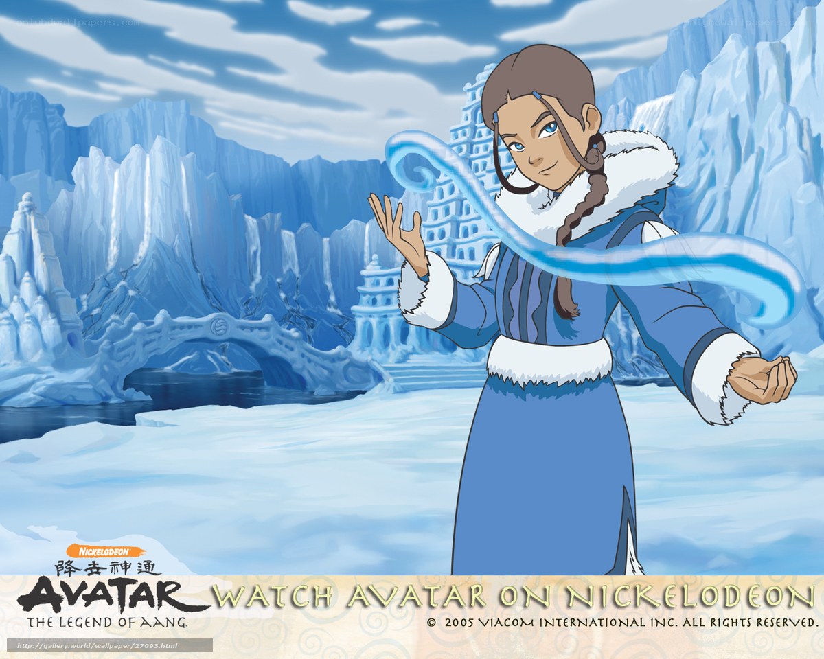 Avatar Aang in ice village