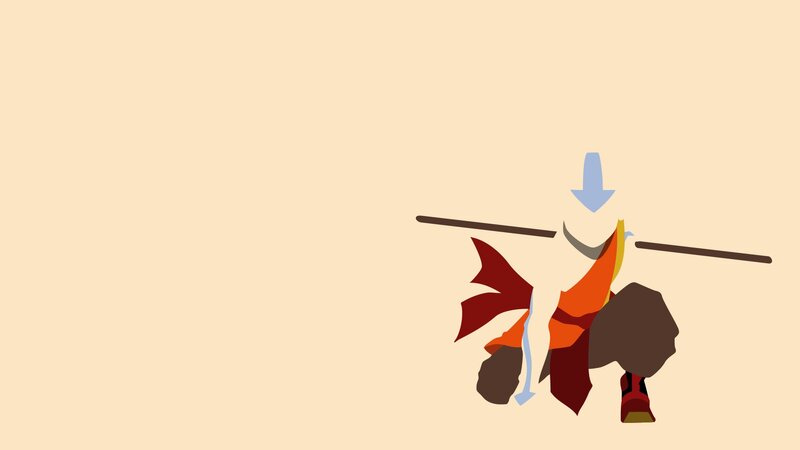 Avatar Aang in Motion