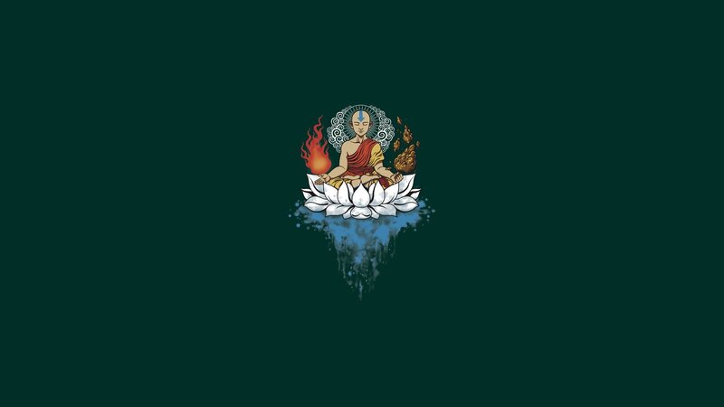 Avatar Aang on Lotus