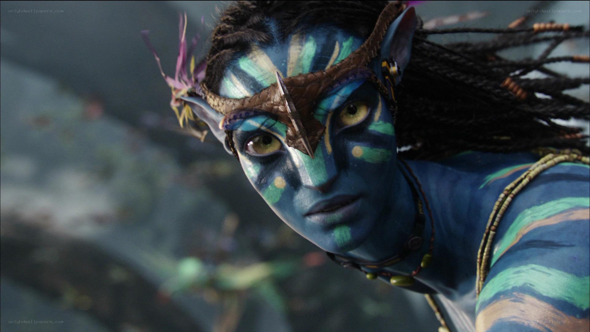 Avatar character close-up