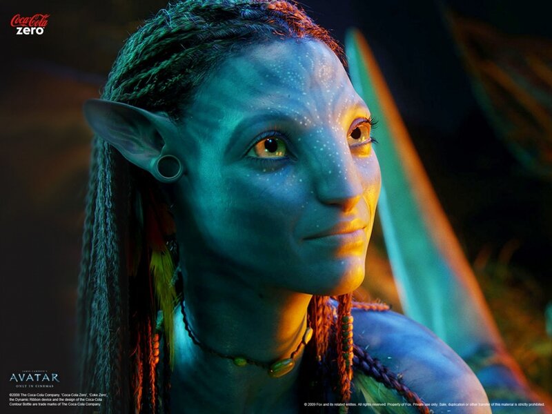 Avatar character from Coca-Cola Zero ad