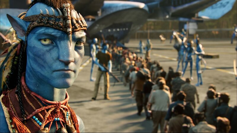 Avatar character in a crowd