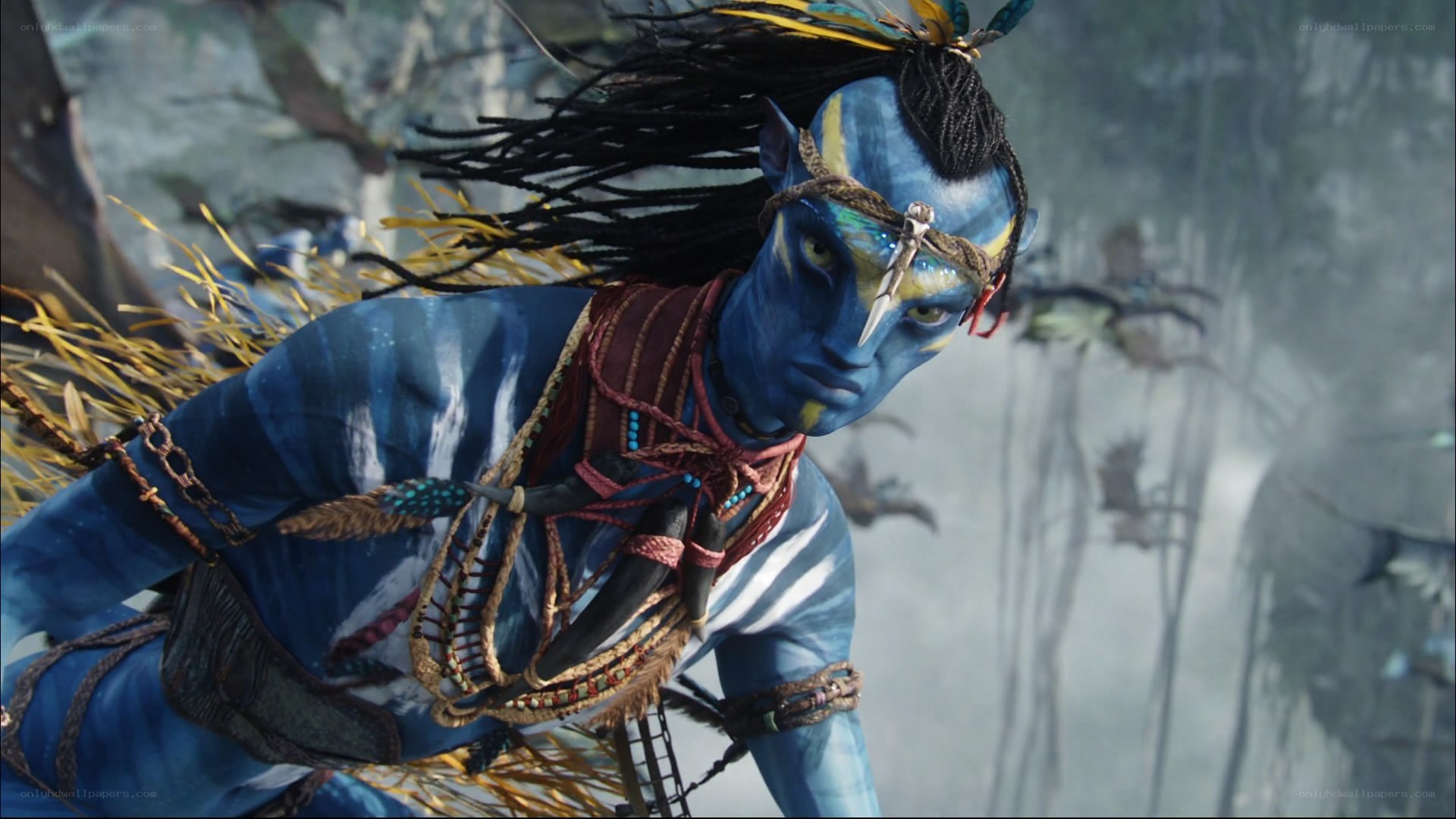Avatar character in action