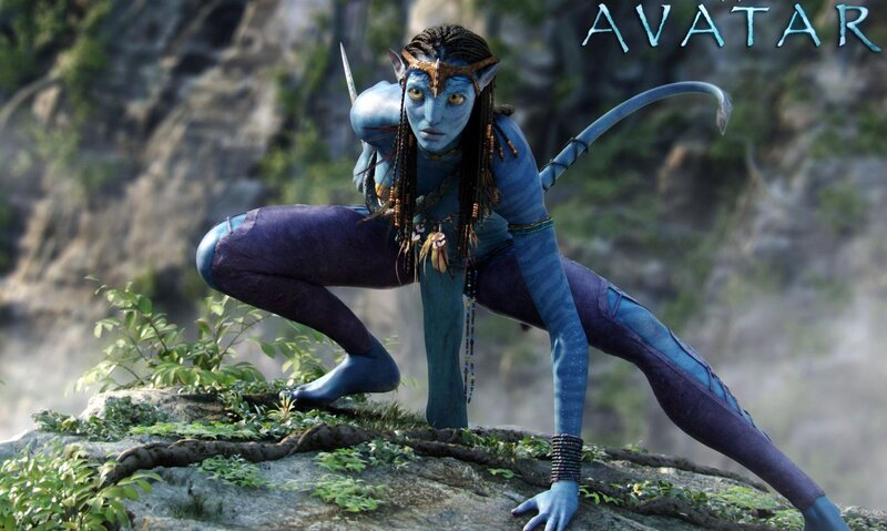 Avatar character in action pose