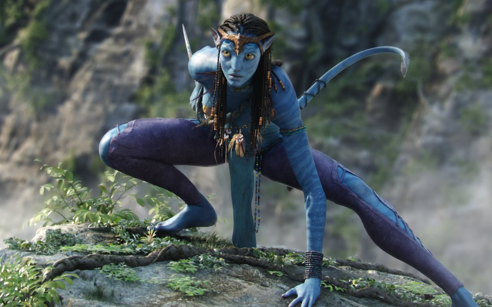 Avatar character in combat stance