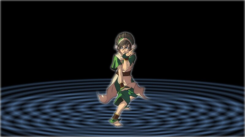 Avatar character in combat stance