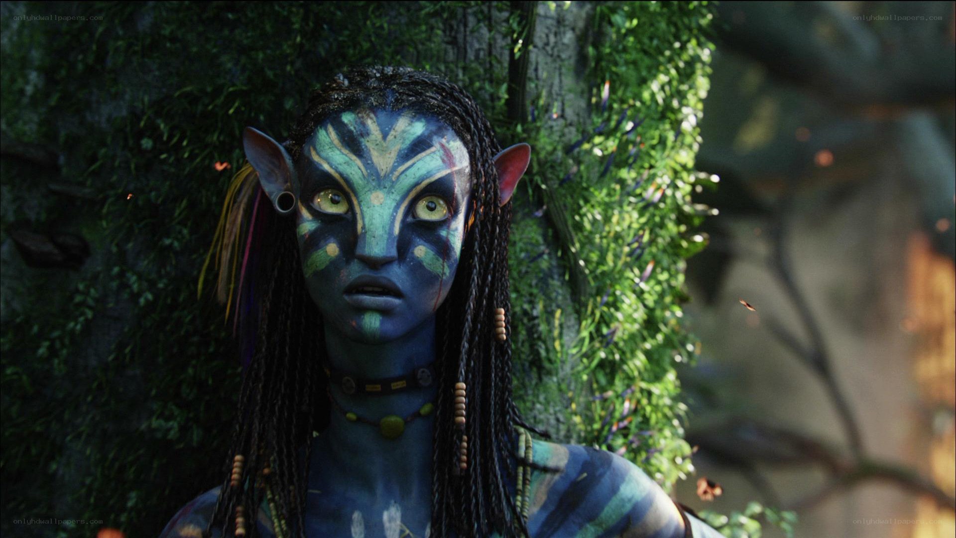 Avatar character in forest
