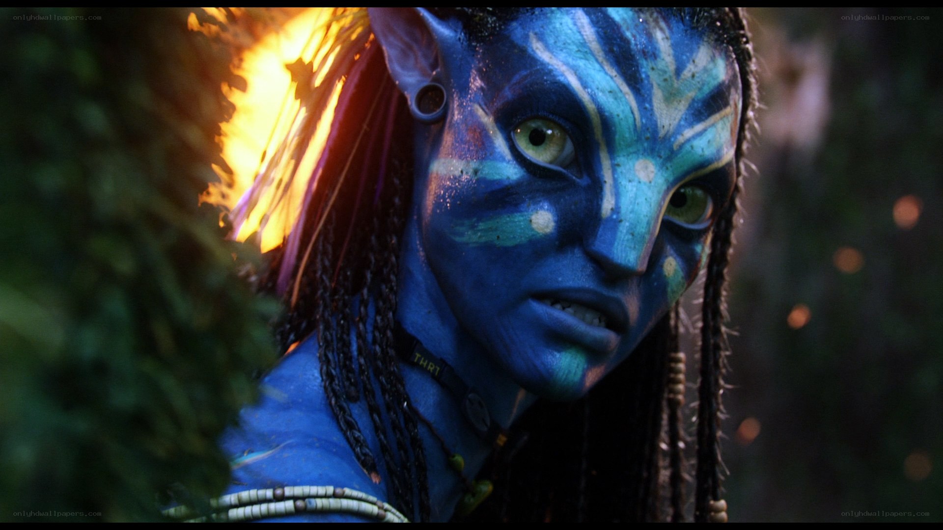 Avatar character in forest
