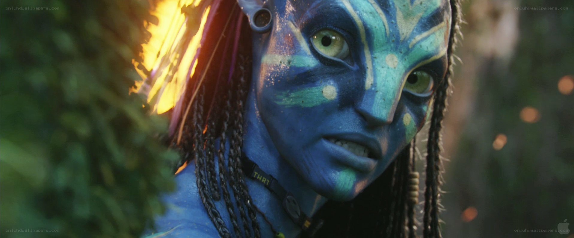 Avatar character in forest