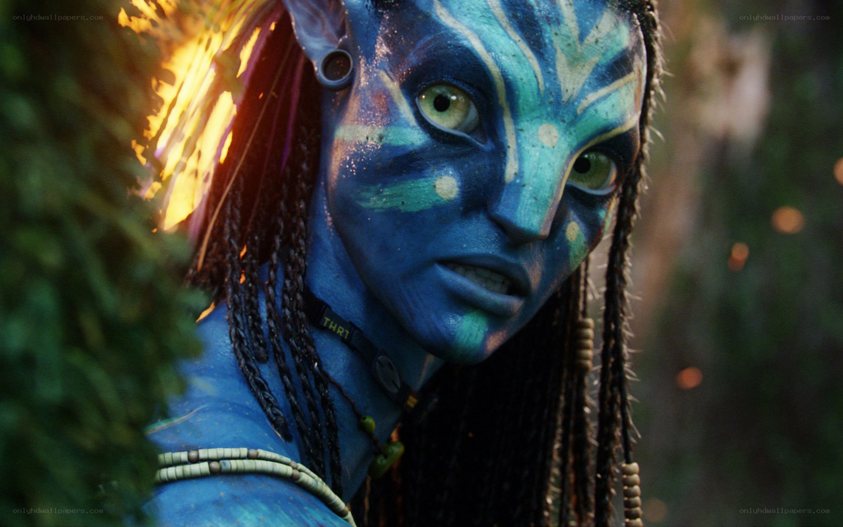 Avatar character in forest