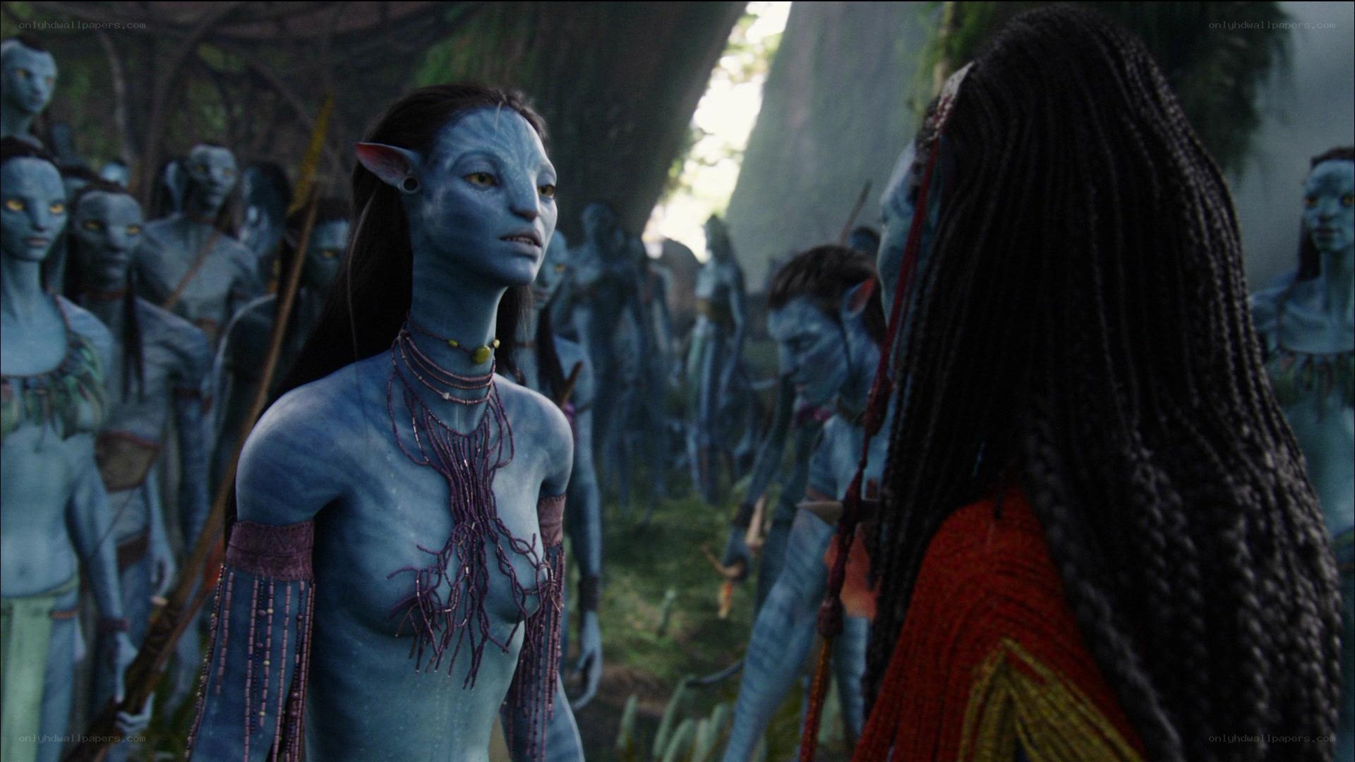 Avatar character in forest