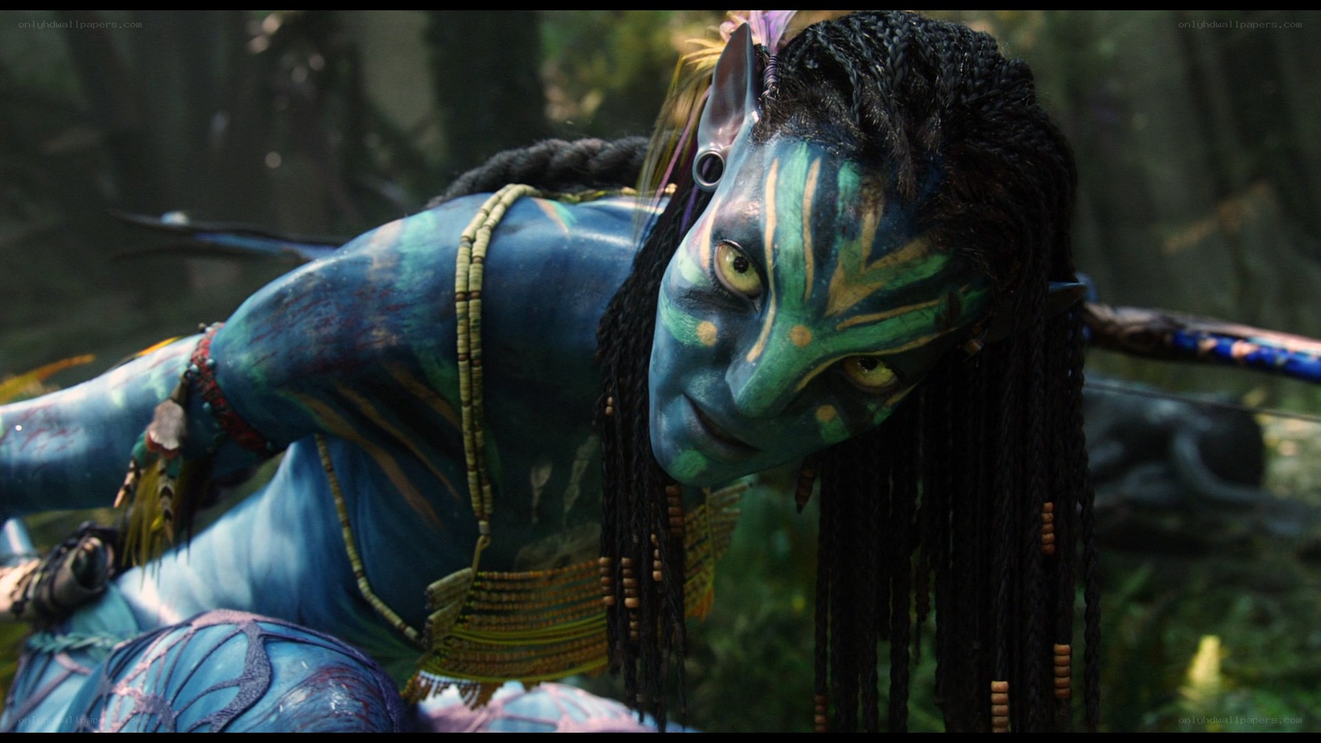 Avatar character in forest