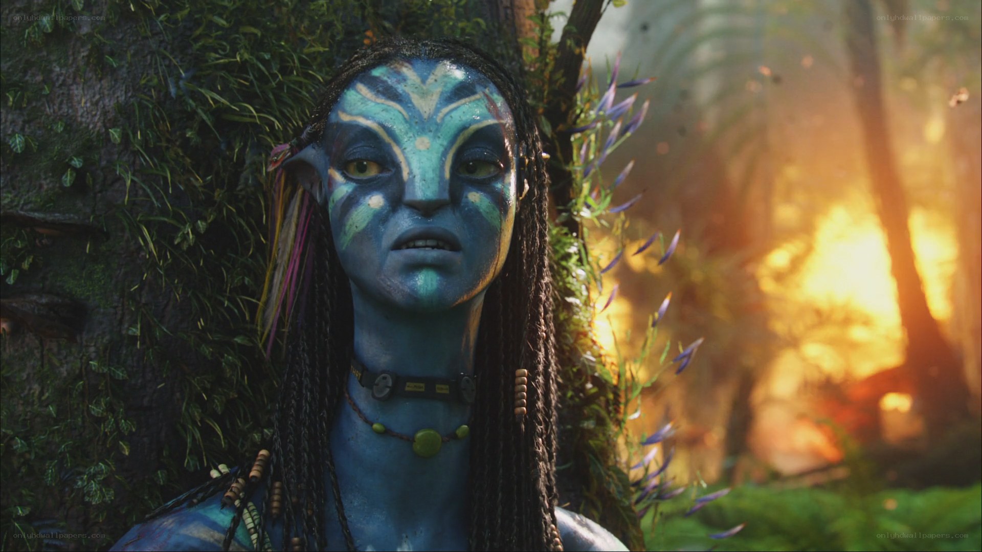 Avatar character in jungle