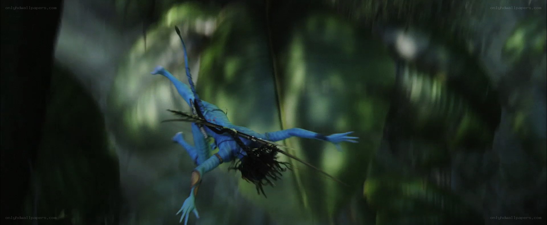 Avatar character in jungle fall