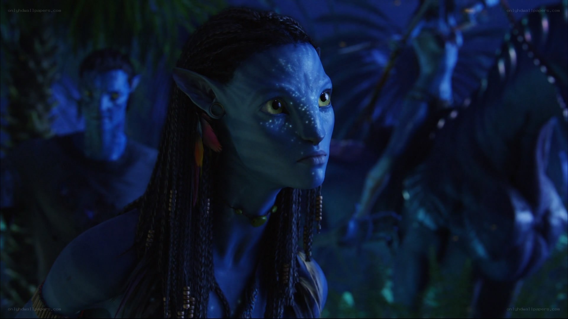 Avatar character in jungle scene