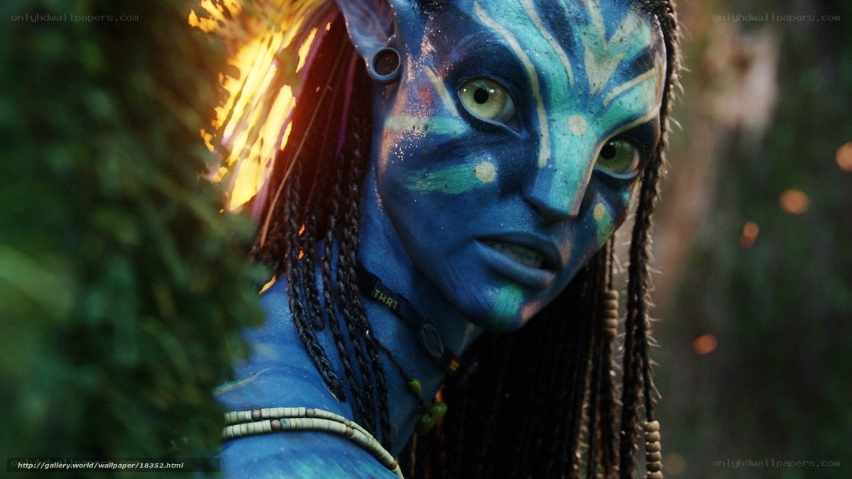 Avatar character in jungle