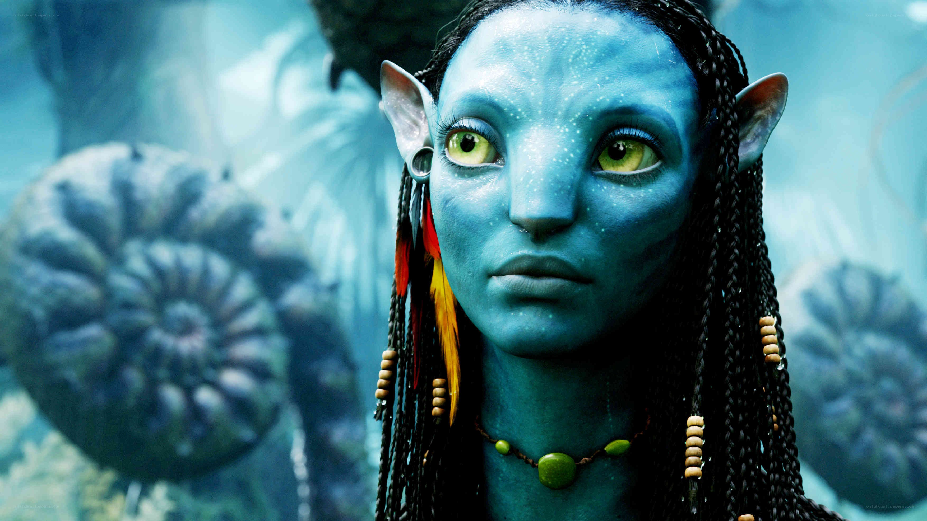 Avatar character in natural setting
