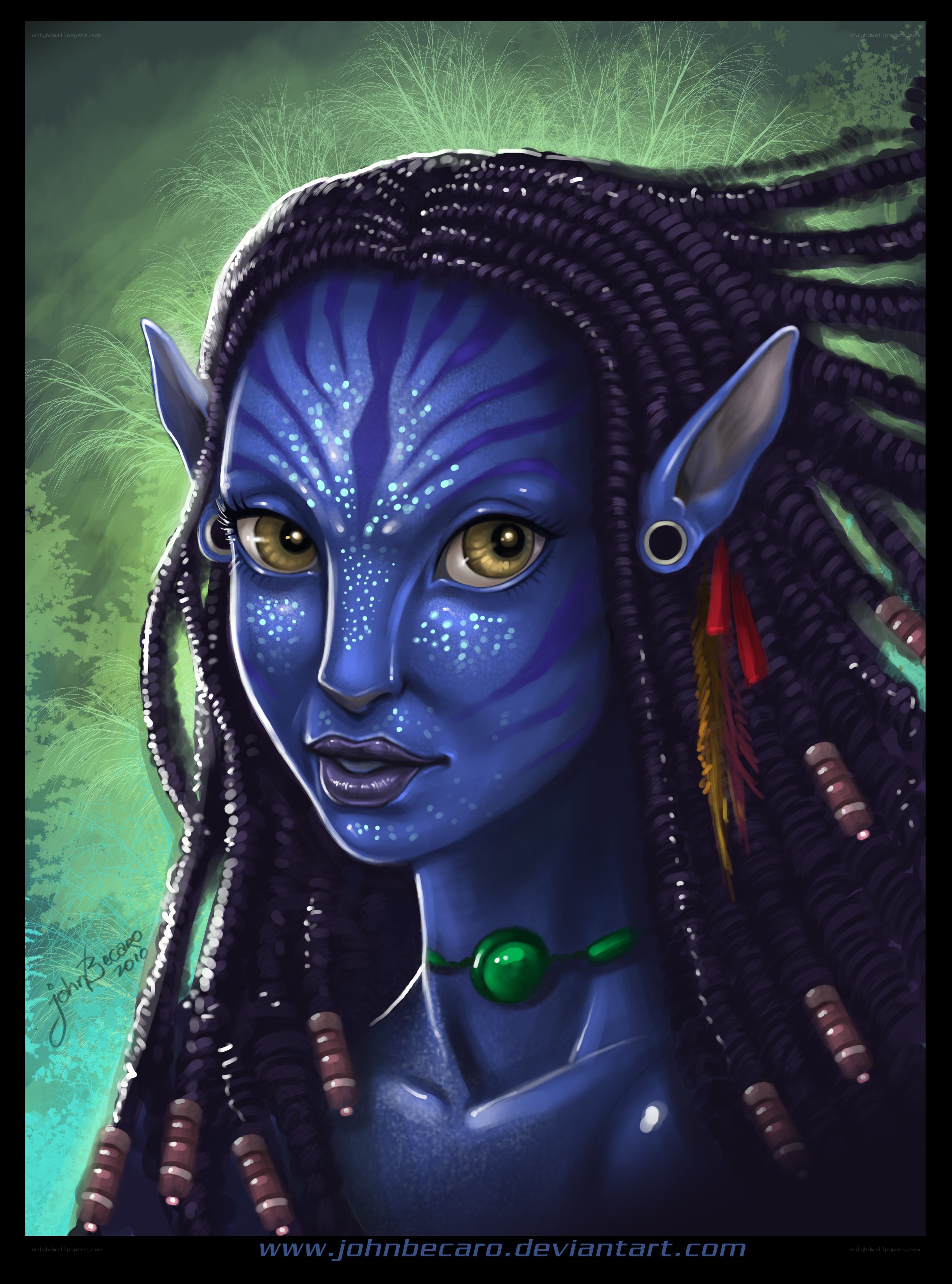 Avatar character portrait