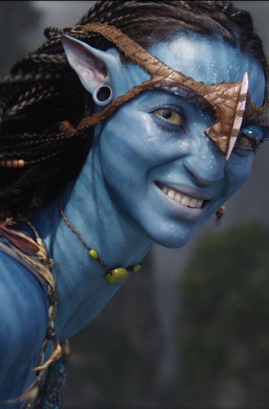 Avatar character smiling
