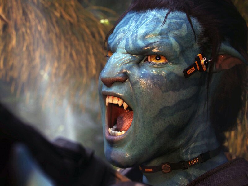 Avatar character yelling
