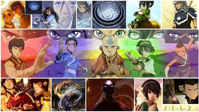 Avatar Characters Collage — Blue