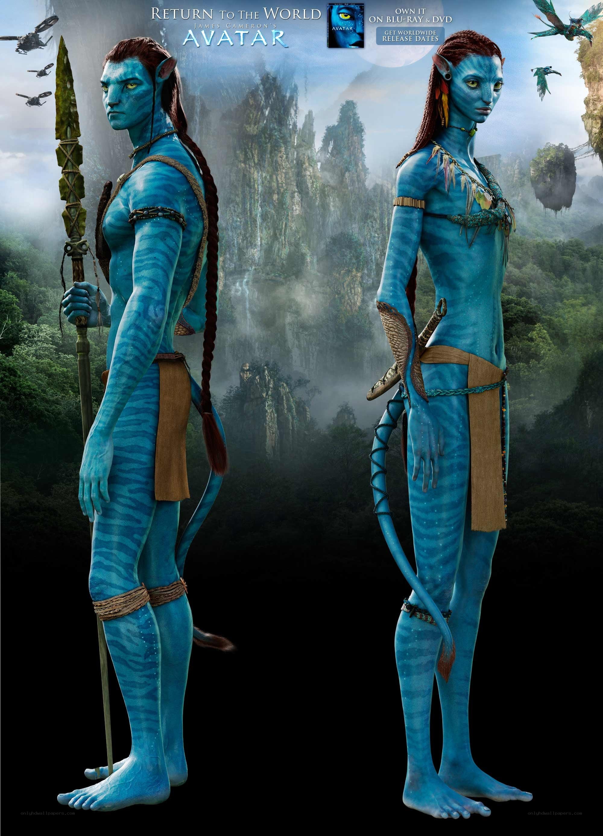 Avatar characters from Pandora
