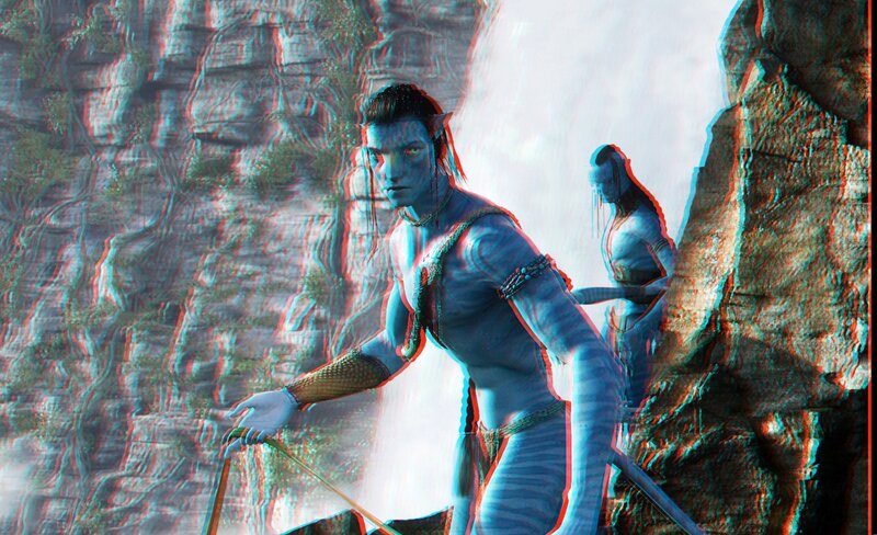 Avatar characters in 3D effect