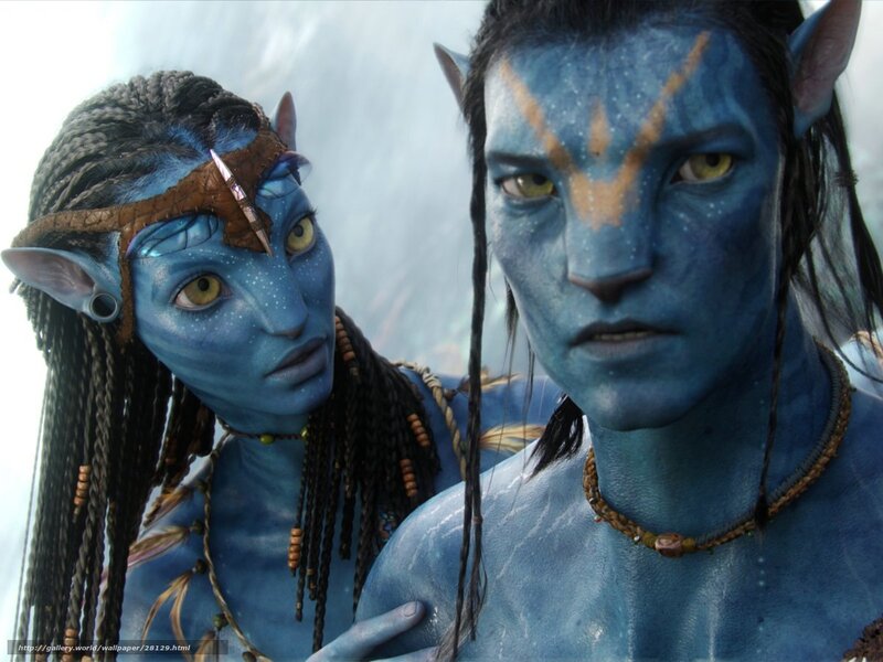 Avatar characters in close-up