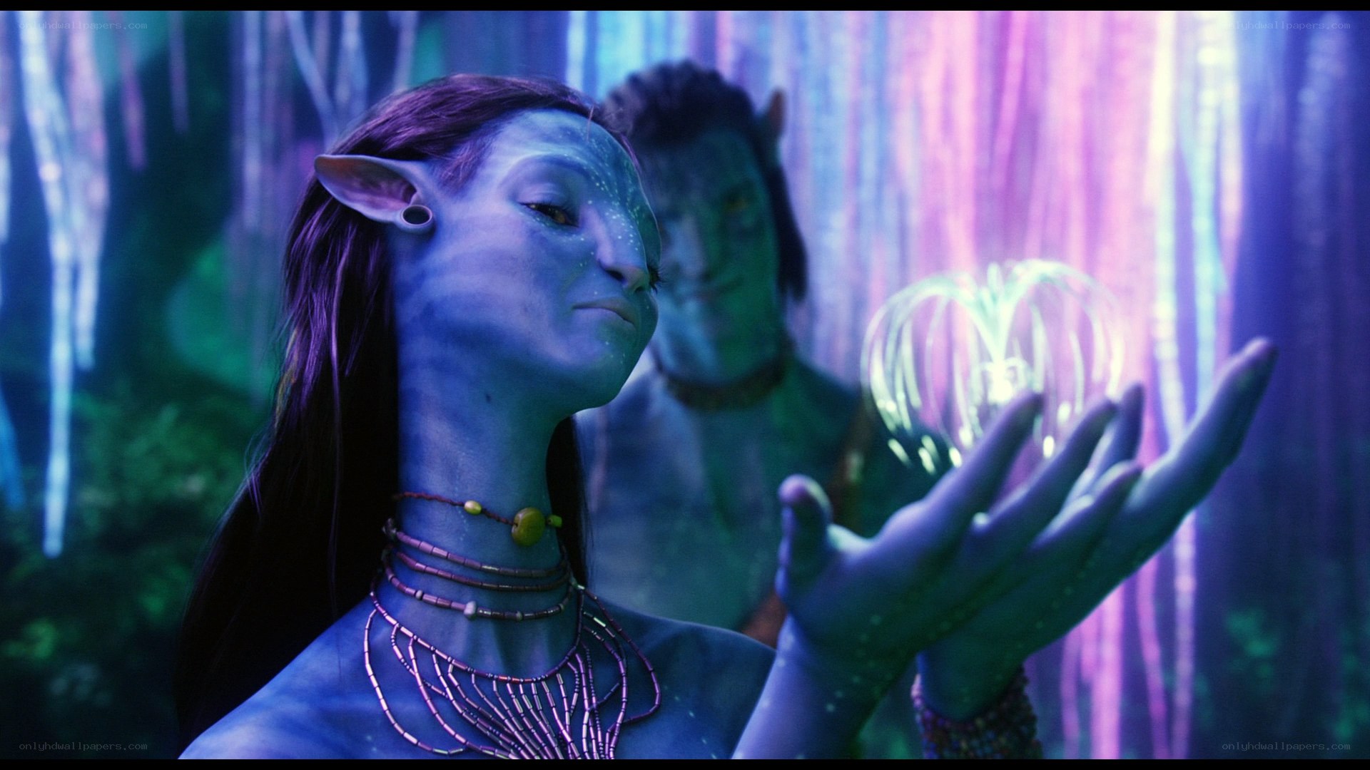 Avatar characters in forest