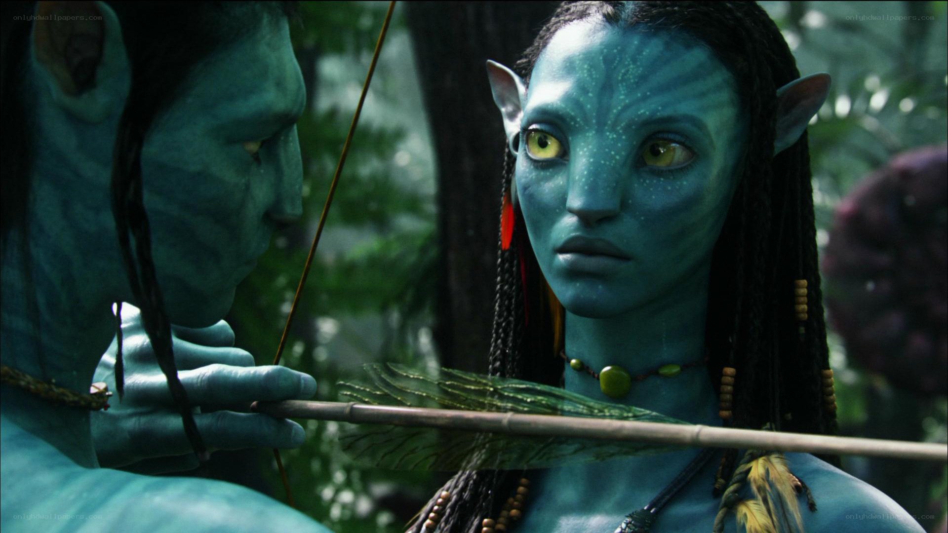 Avatar characters in forest