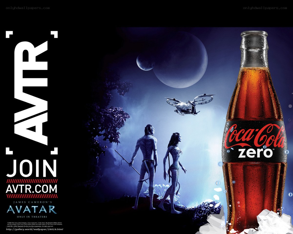 Avatar Coca-Cola Zero ad