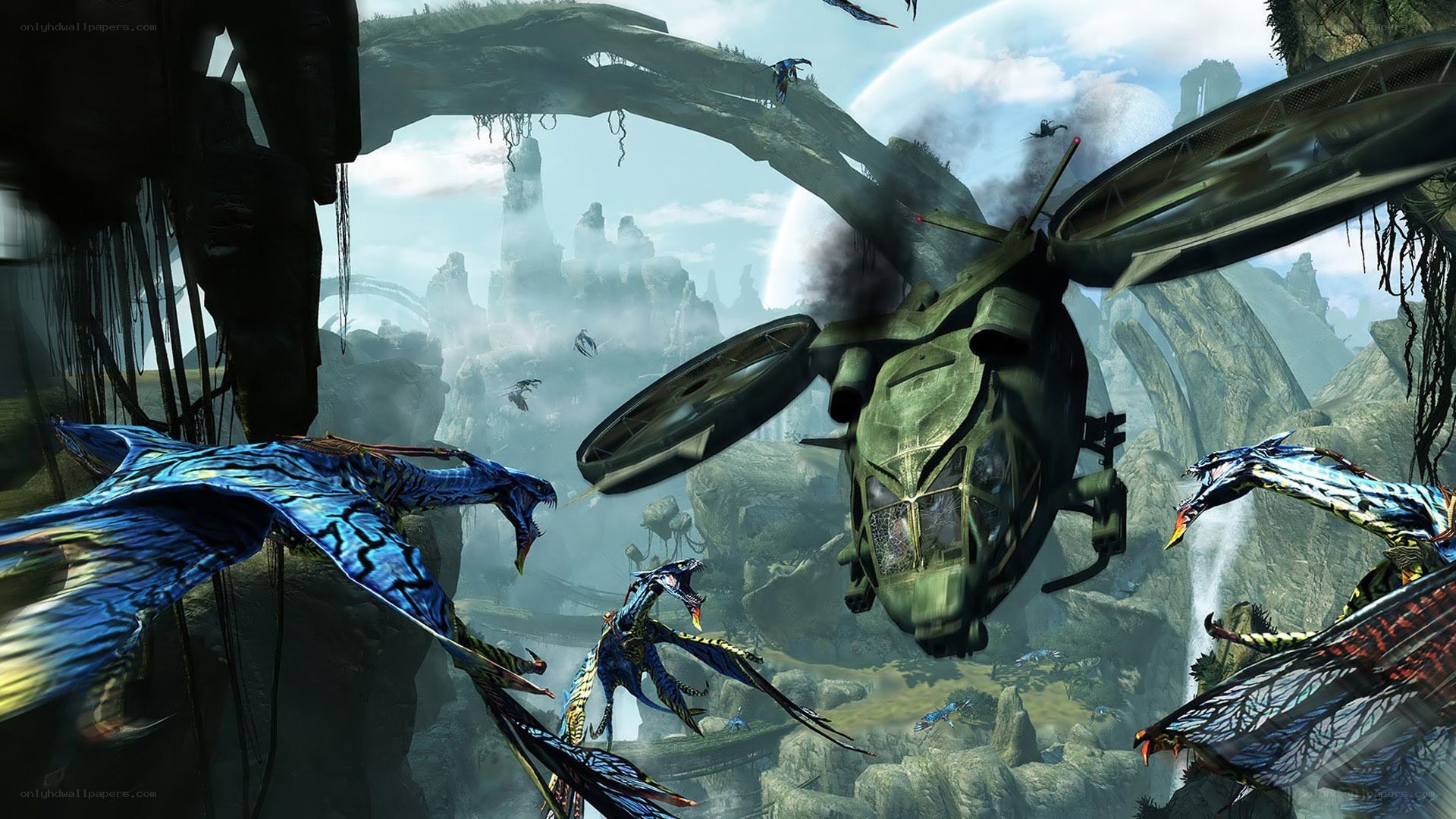 Avatar combat scene