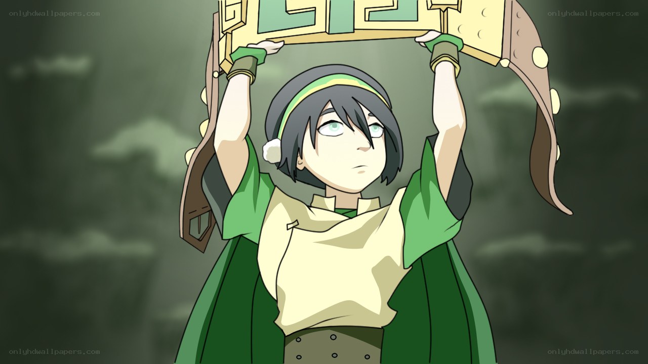 Avatar Korra lifting a shield